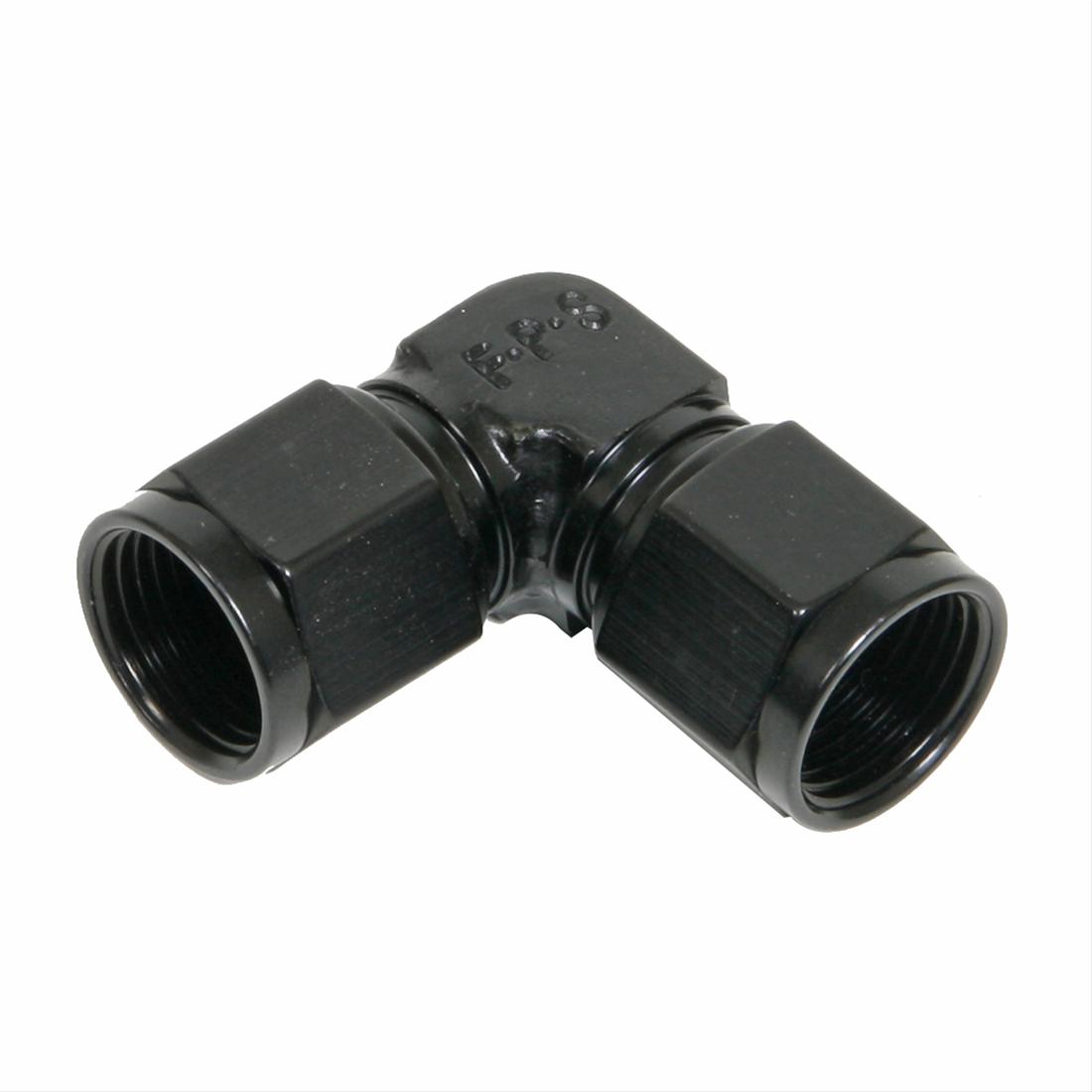 Fragola -8AN x 90 Degree Female Coupler - Black thumbnail 2