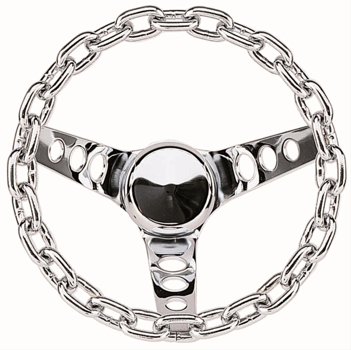 Grant 741 Chrome Chain Steering Wheel 10 Grant 741 Chrome Chain Steering Wheel 10