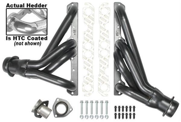Hedman Street Headers for 1982-1992 CAMARO, 1982-1991 FIREBIRD - 68476 Headers, Street, Mid-Length, Steel, Silver Ceramic Coated, Chevy, Pontiac, 5.0L, 5.7L, Pair thumbnail 3