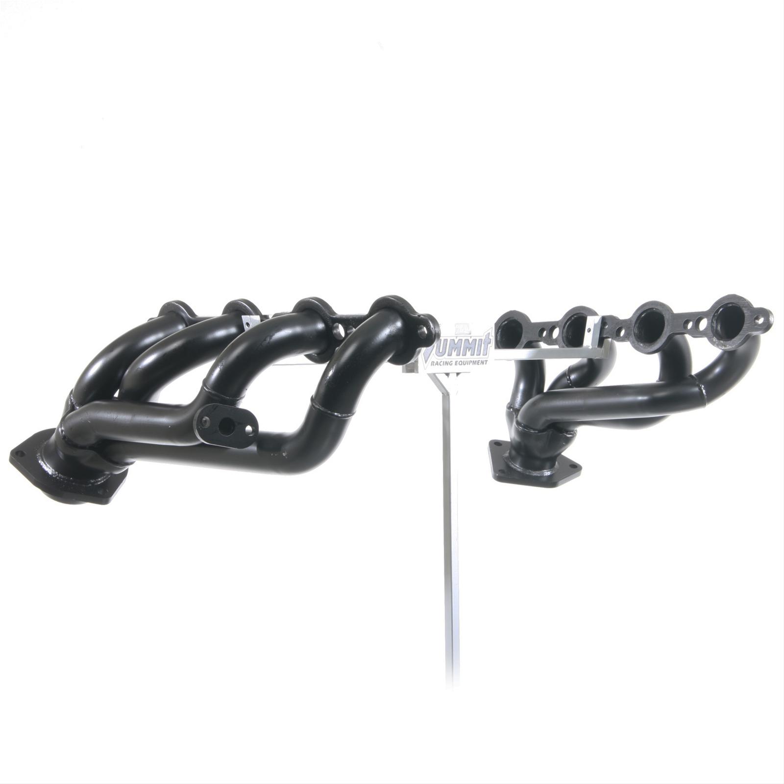 Headers - Street - 1.625 in Primary - Stock Collector Flange - Gaskets / Hardware Included - Steel - Black Paint - GM LS-Series - GM Fullsize SUV / Truck 1999-2003 - Pair thumbnail 2