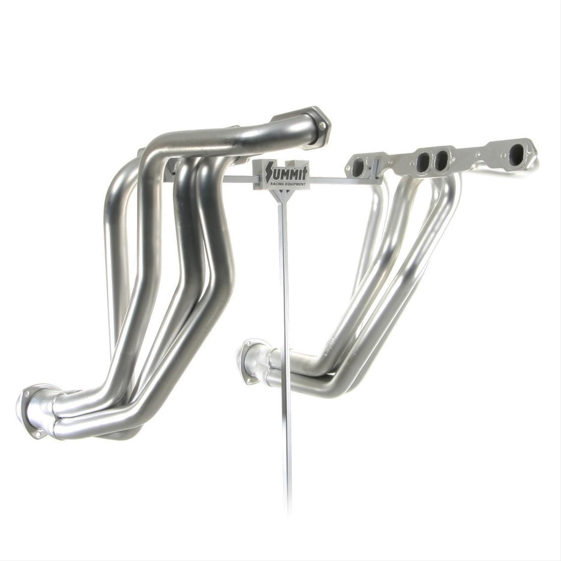 Hedman Elite Extreme-Duty Headers 69890 Headers, Extreme-Duty, Long Tube, Steel, Silver Ceramic Coated, Chevy, GMC, Small Block, Pair thumbnail 6