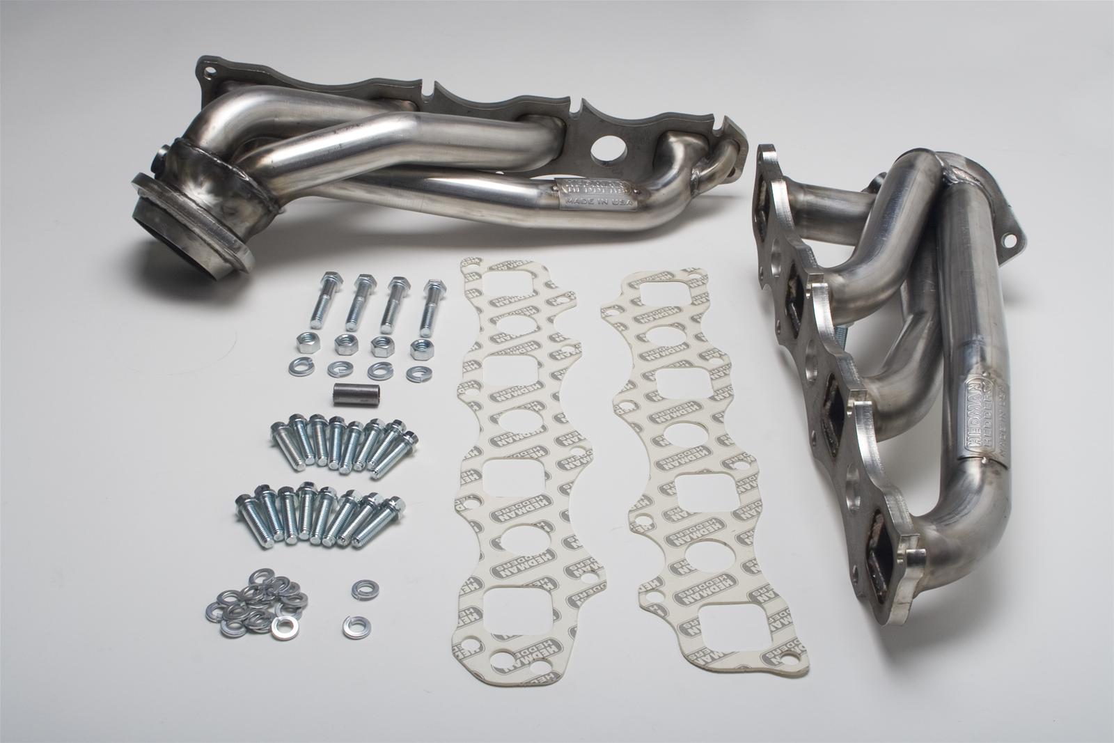 Hedman 304 Stainless Steel Headers 72500 Headers, Shorty, Steel, Natural, Chrysler, Dodge, 5.7L Hemi, Pair