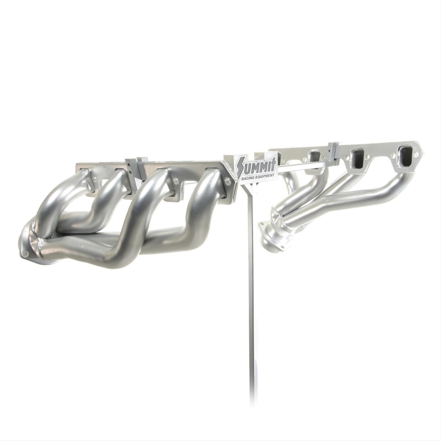 Hedman Elite Extreme-Duty Headers 88408 Headers, Extreme-Duty, Shorty, Steel, Silver Ceramic Coated, Ford, Mercury, 260, 289, 302, Pair thumbnail 4