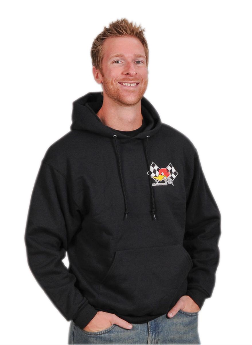 Clay Smith Engineering MS95-XL Mr. Horsepower Crossed Flag Hooded