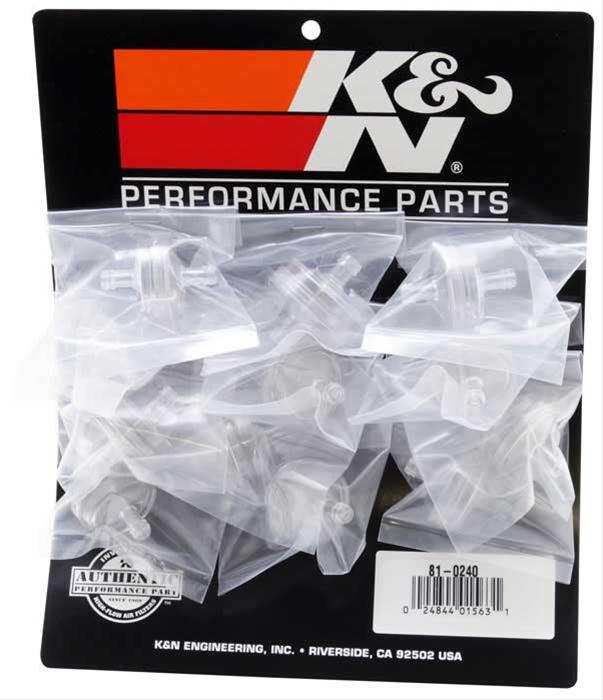 K&N 810240 K&N Inline Fuel Filters Summit Racing