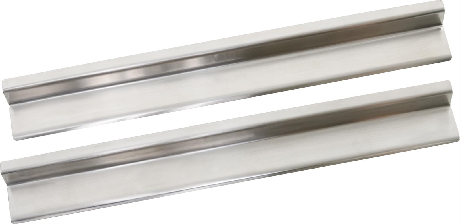 Kentrol 07-18 Jeep Wrangler JK Entry Guards Pair 2 Door - Polished Silver thumbnail 3