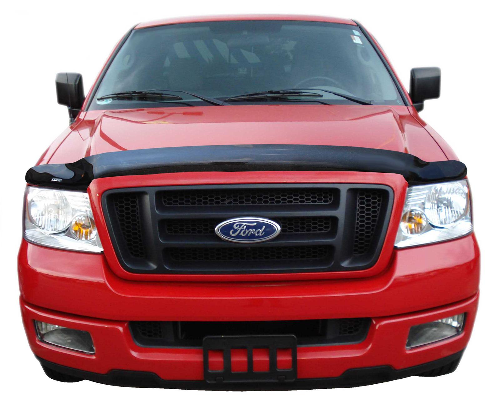 LUND Interceptor Hood Shields 18701 Bug Guard, Interceptor, Polycarbonate, Smoke, Ford, Each