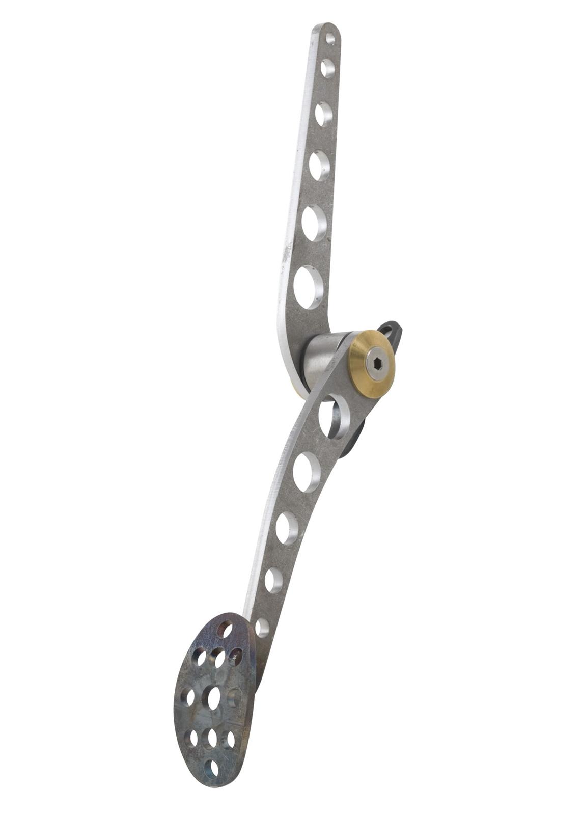 Lokar Lakester Throttle Pedal Assemblies BAG-6154 Accelerator Assembly; Steel Gas Pad; Raw Finish;