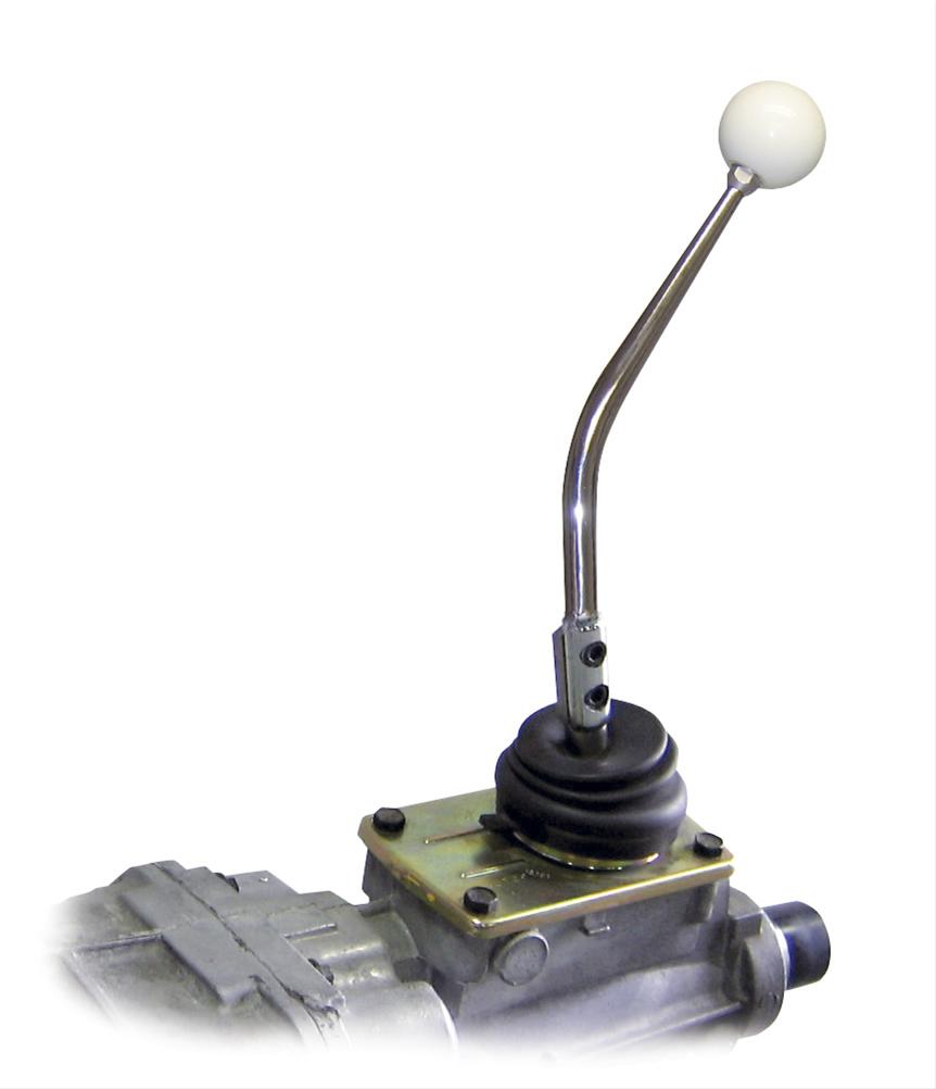Lokar Manual Transmission Shifter Levers MSL6C Stick, Lay Back, Chrome, 12.00 in. Length, Fits Tremec/Borg Warner T-5, T-45, T-56 Only thumbnail 2
