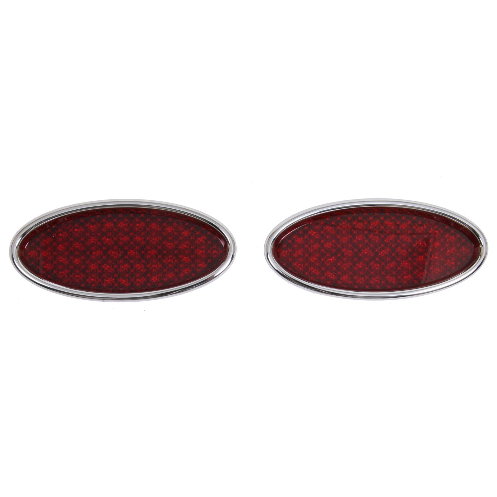 Lokar Billet Oval LED Taillights TL-1911 Taillights, LED, Chrome, Universal, Pair thumbnail 2