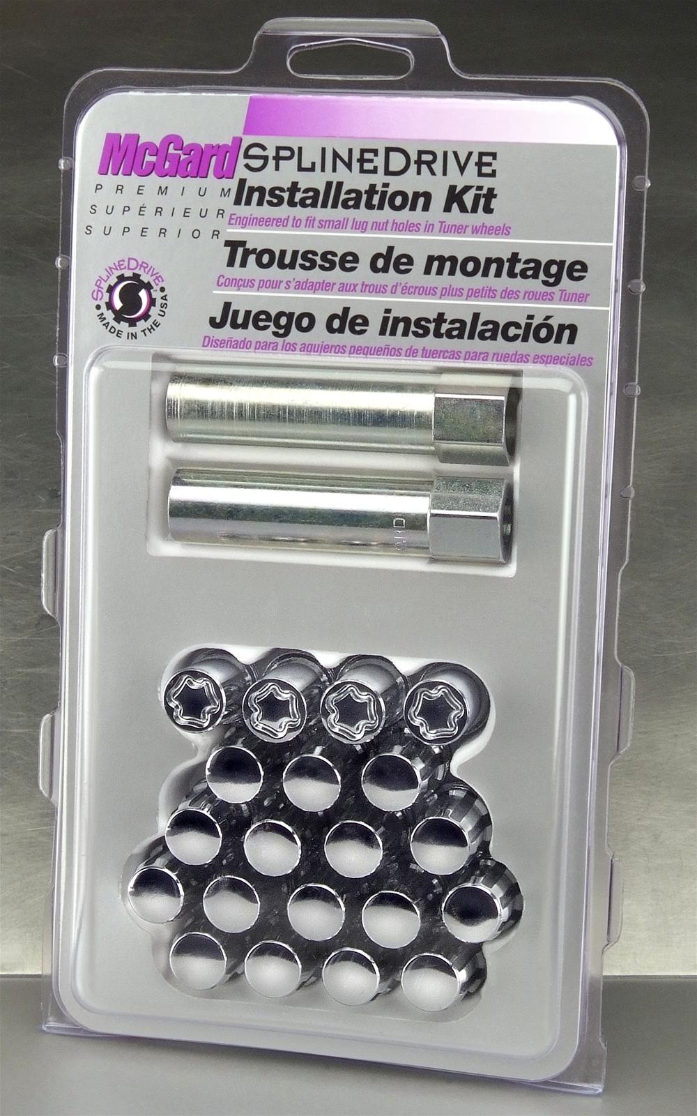 McGard SPLINEDRIVE インストレーションキット 65557CN McGard 65557CN McGard Spline Drive Lug Nut Installation Kits