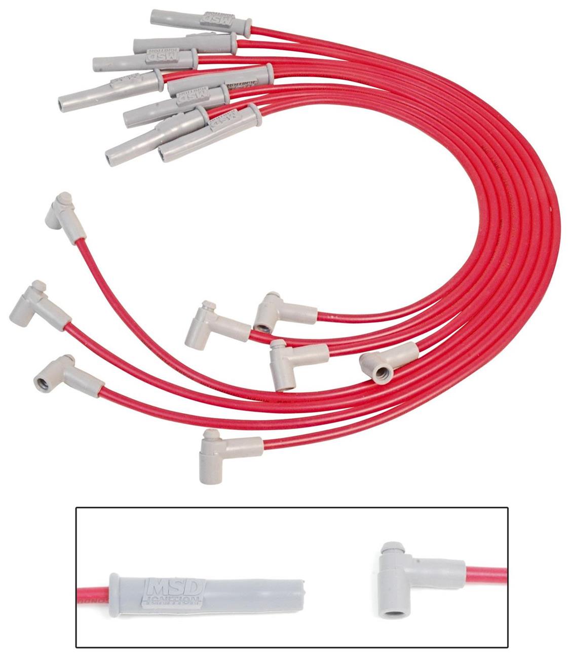 その他 chii MSD Ignition 32239 MSD 8.5mm Super Conductor Spark Plug Wire Sets