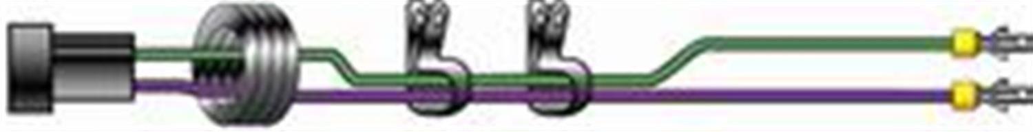 MSD GM HEI Module Bypass Cable 8861 Wiring Harness, Distributor to -6 or -7 Box, 8 in. Long, Each thumbnail 2