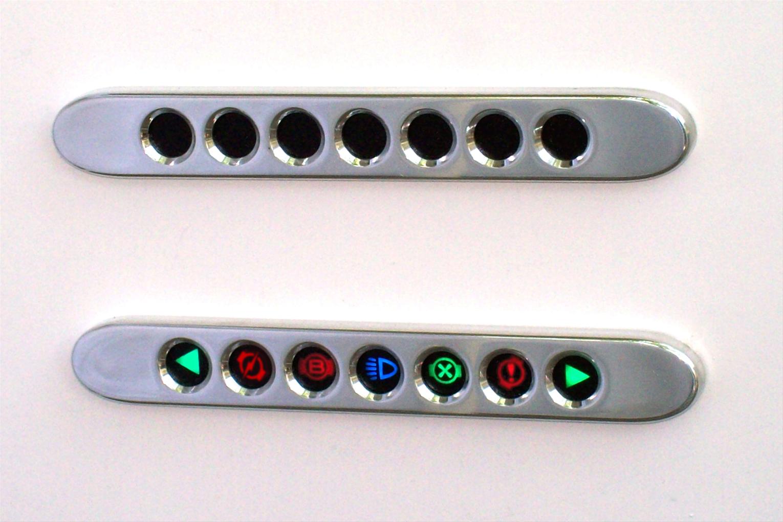 NVU Inc 90917-00 New Vintage USA Seven-Lamp Indicator Panels