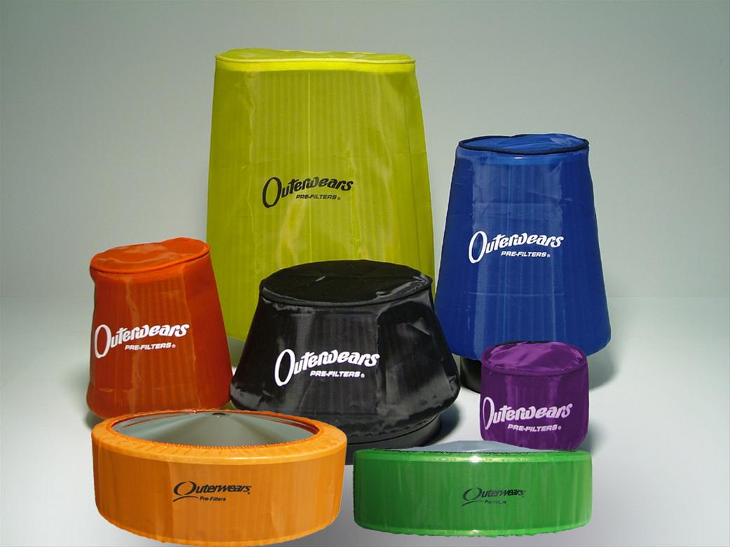 Outerwears Prefilters 10-1141 Air Cleaner Pre-Filter, Polyester, Blue, 14 in. Diameter, 3 in. Height, Each thumbnail 4