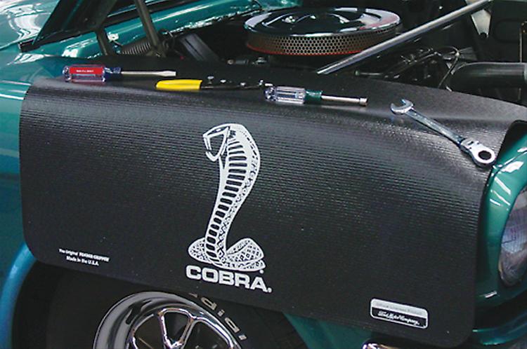 Fender Gripper Covers FG2122 Cover, Rubber/Nylon, Black, Shelby Cobra Logo, 22 in. x 34 in., Each thumbnail 2