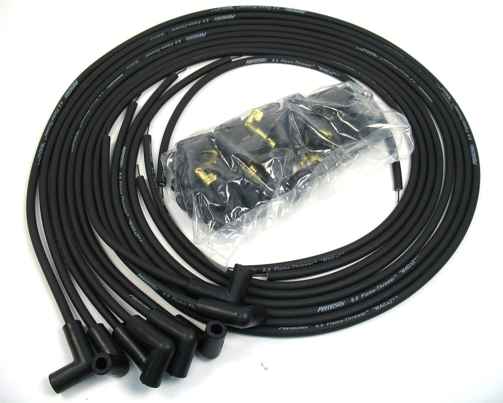 PerTronix 808290 PerTronix FlameThrower Spark Plug Wire Sets Summit Racing