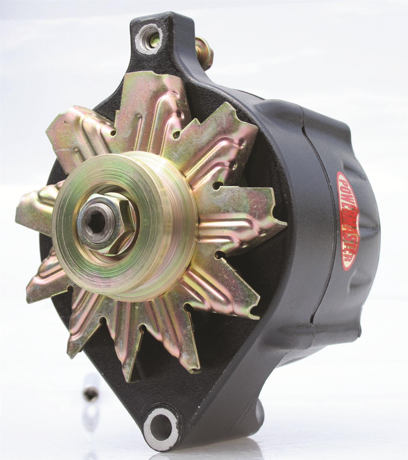 Powermaster Performance 8-57101 ブラックオルタネーター 140a