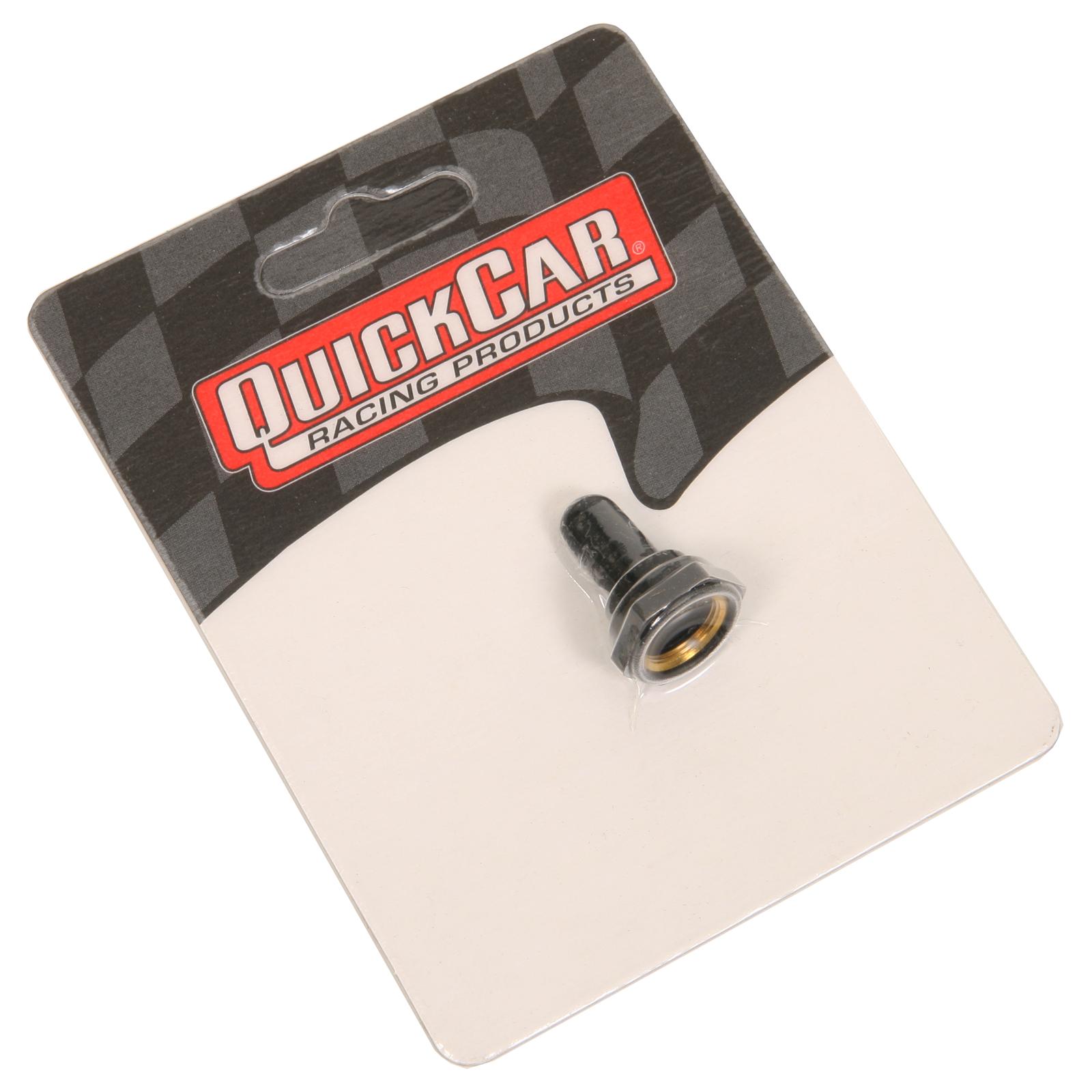 QuickCar Ignition Control Panel Toggle Switch Boots 50-610 Cover, Rubber/Black, Each