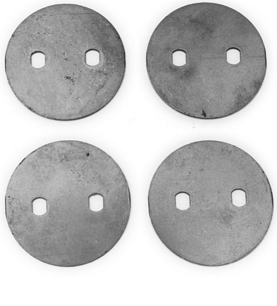 Quick Fuel Carburetor Throttle Plates 9-172QFT Plates, Steel, 1 11/16 in. Diameter, 0.040 in, Thick, Set of 4 thumbnail 2