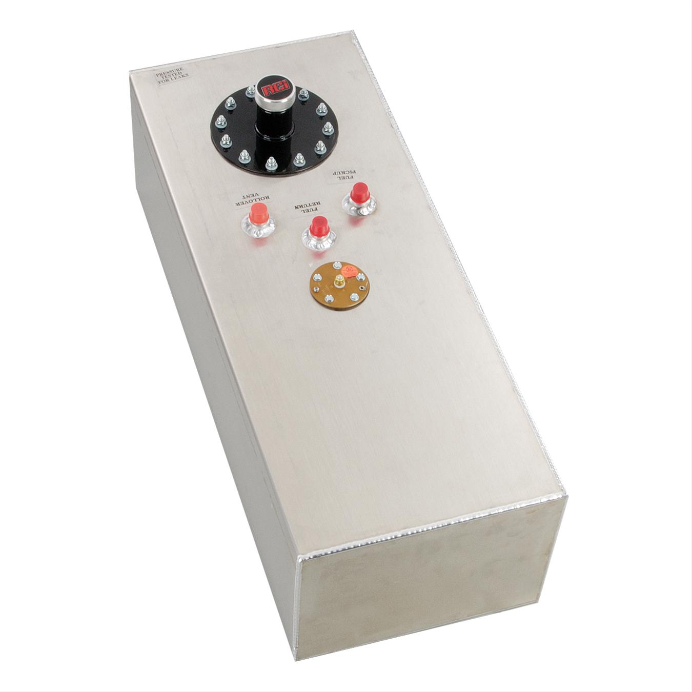 RCI Aluminum Street 15 Gallons Fuel Cell 2162A Cell, Aluminum, Natural, Gallons, 0-90 Ohm Sender, Each thumbnail 2