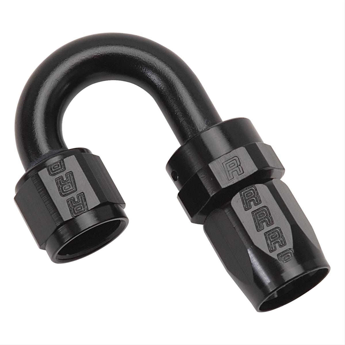 Russell Performance -10 AN Black 180 Degree Full Flow Swivel Hose End thumbnail 2