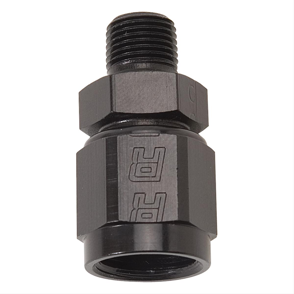 Russell Performance -4 AN Straight Female to 1/8in Male NPT Fitting (Black) thumbnail 2