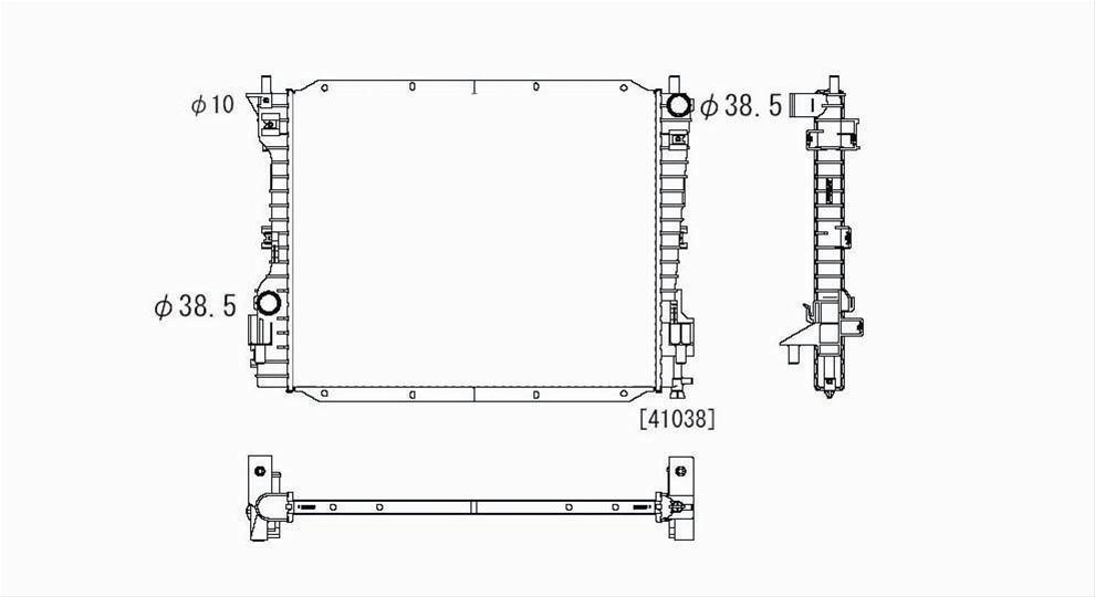 Spectra Premium CU2789 Complete Radiator
