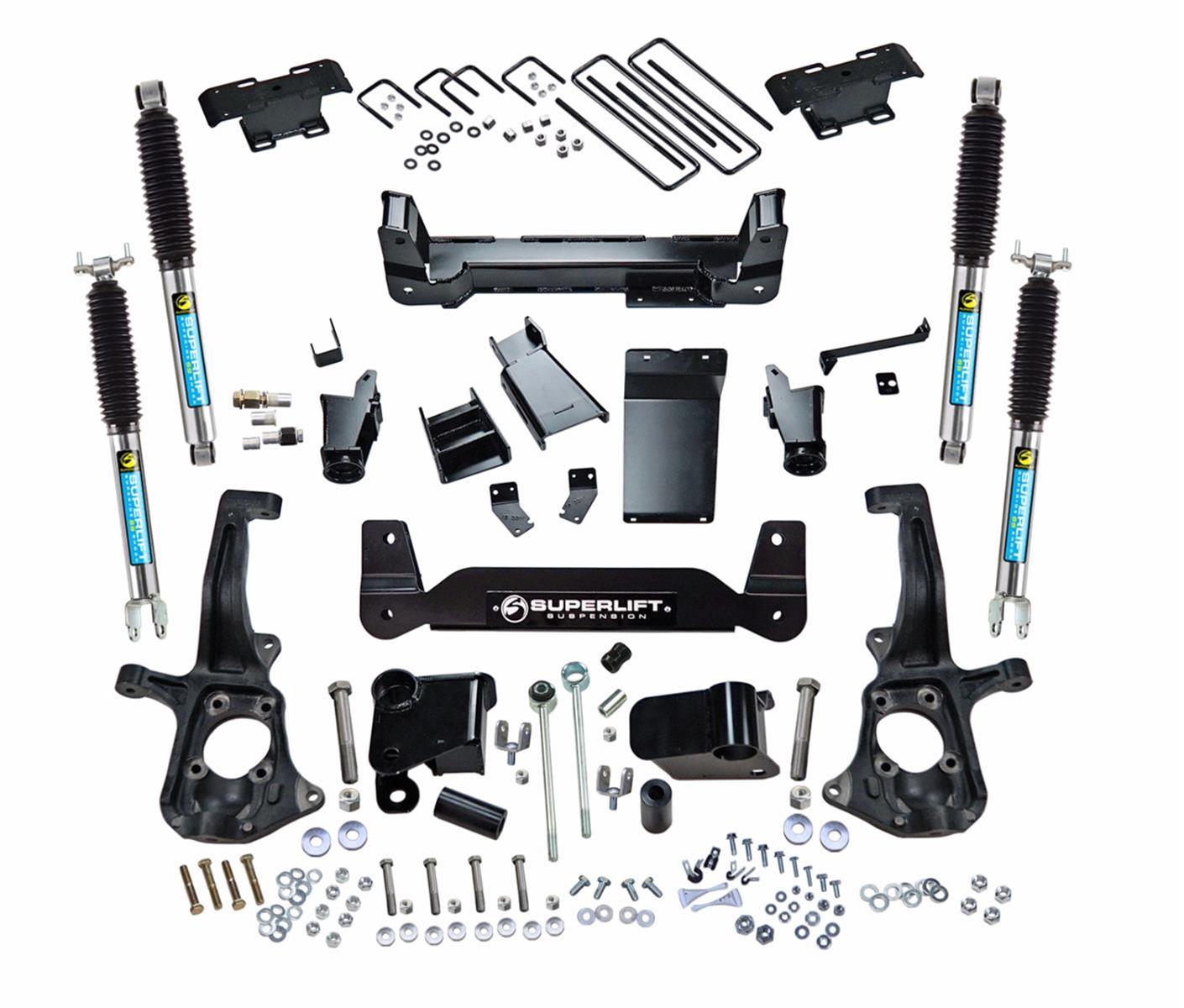 Superlift 11-19 Chevy Silv/GMC Sierra 2500 HD 6in Lift Kit w/ Bilstein Shocks (Bundled Kit) thumbnail 6