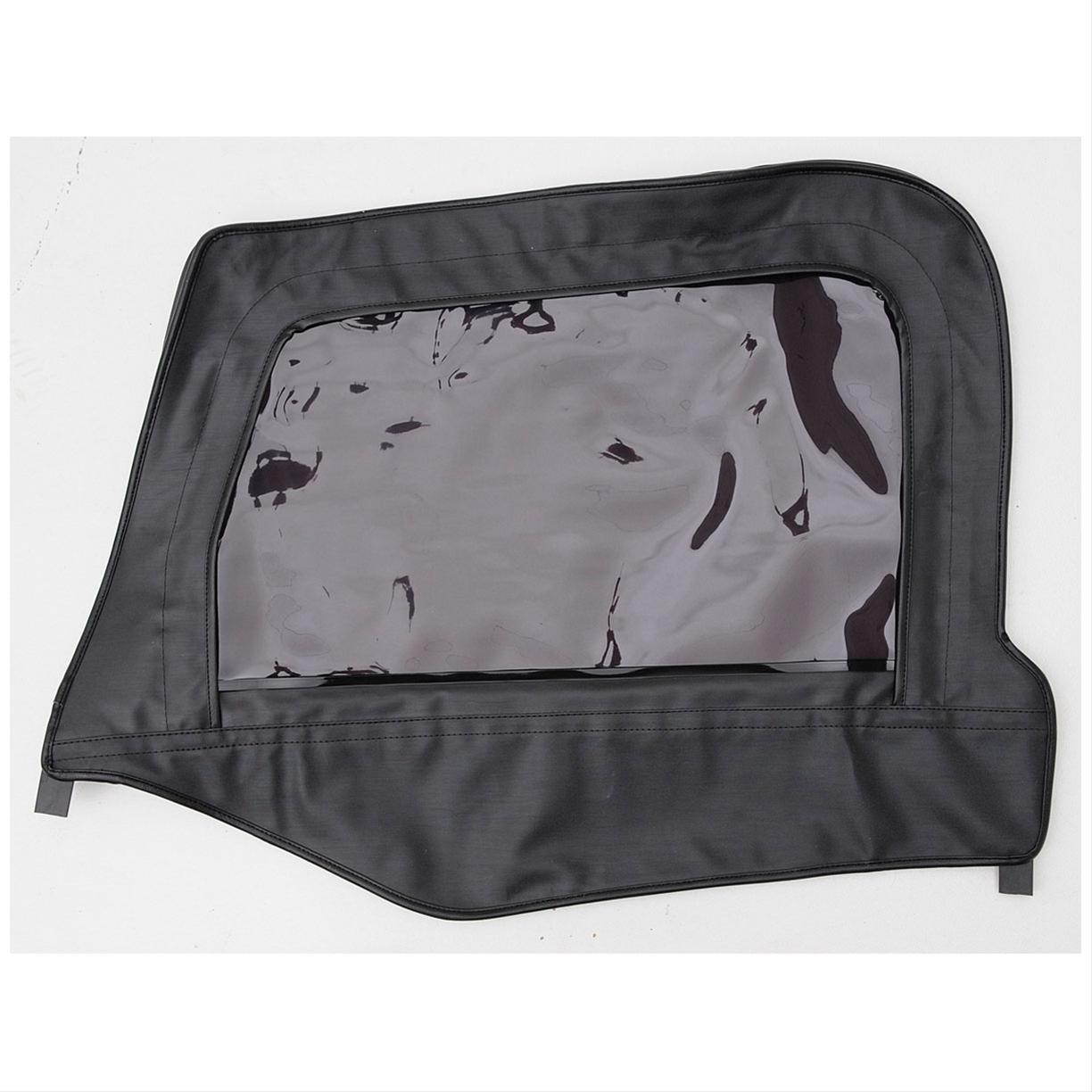 Smittybilt Replacement Door Skins S/B79435 Skin Cloth; Skin; Black Diamond; Driver Side; w/Frame