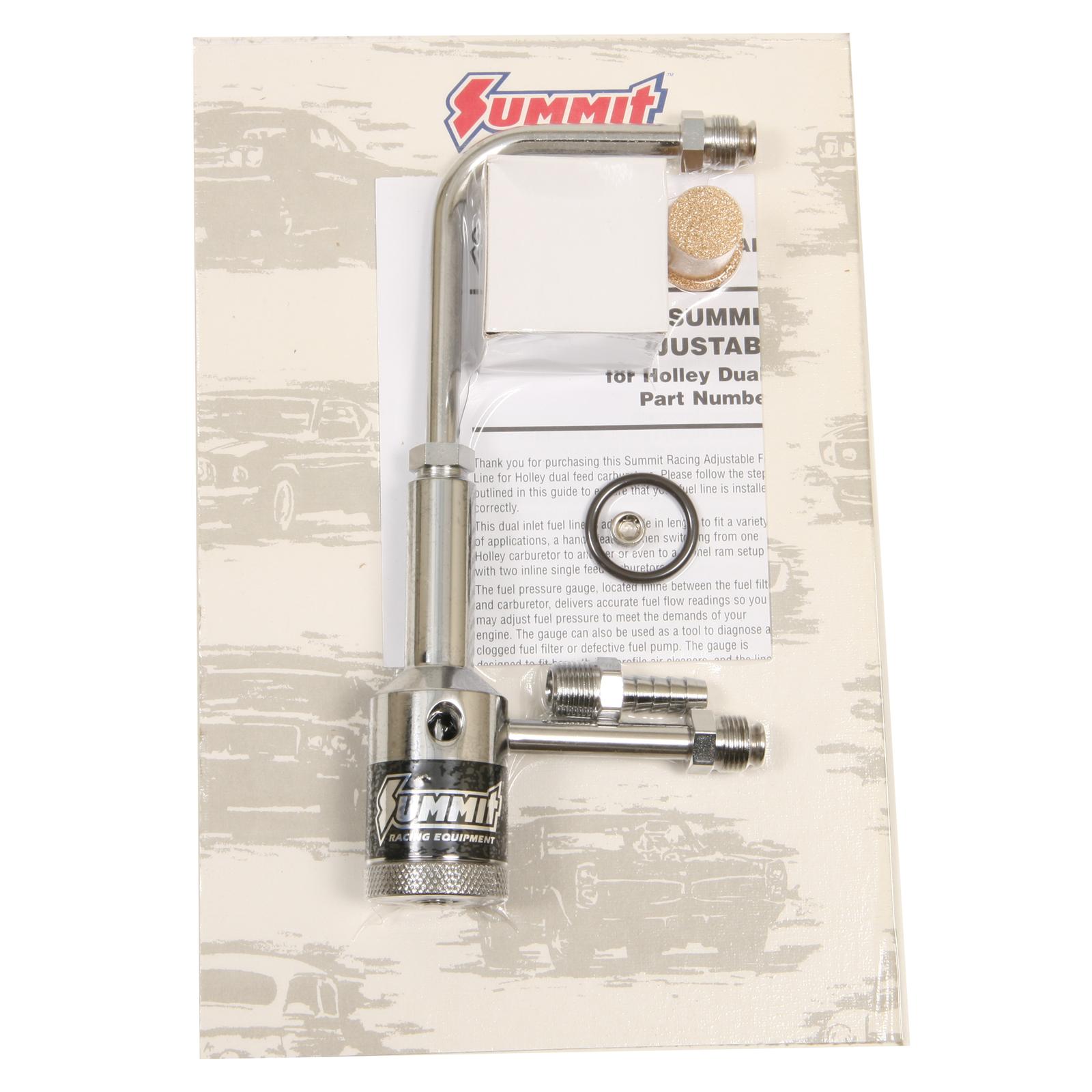 Summit Racing SUMG31201 Summit Racing™ Adjustable Fuel Lines with
