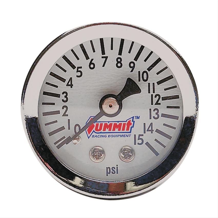 Summit Racing SUM800139 Summit Racing™ Fuel Pressure Gauges Summit