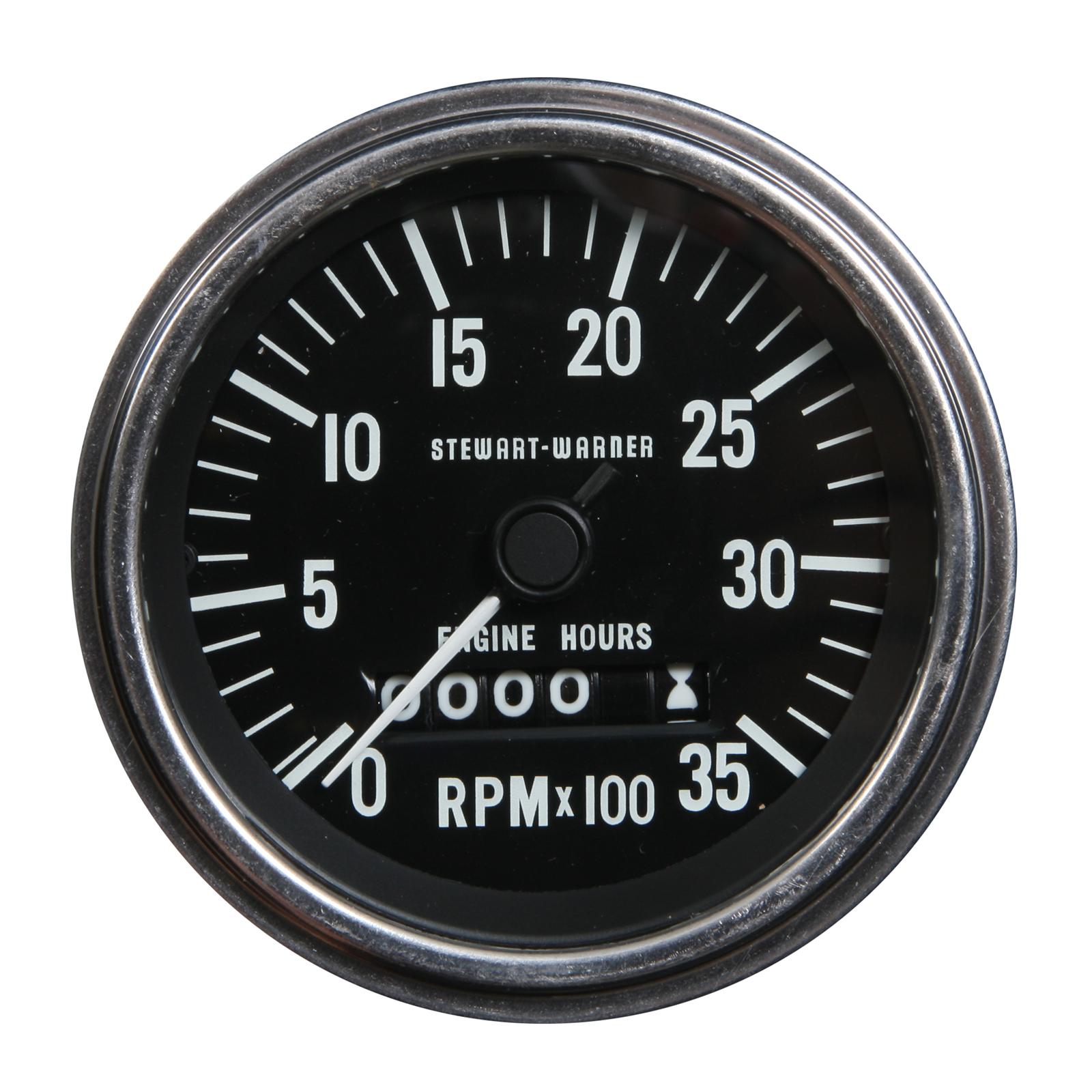 Stewart Warner Deluxe Series Tachometers M82690 Free Shipping on