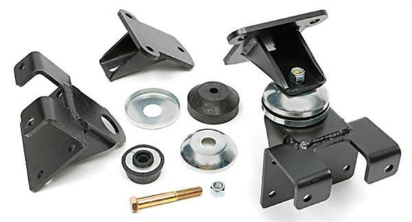 Trans-Dapt Performance Engine Swap Motor Mounts for 1949-1954 STREET ROD - 4196 Mounts, Swap, Complete, Bolt-In, Steel/Rubber, Black/Black, Street Rod, Chevy, Big/Small Block, Kit thumbnail 2