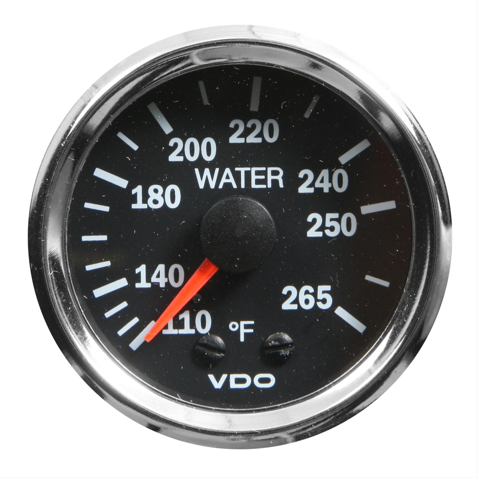 VDO Gauges 180191 VDO Vision Series Analog Gauges Summit Racing