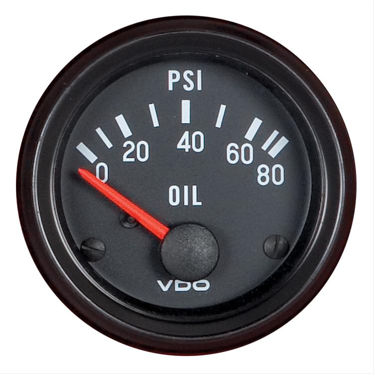 VDO Gauges 350040 VDO Cockpit Series Analog Gauges Summit Racing
