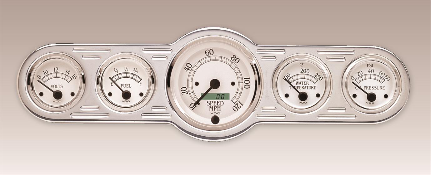 VDO Gauges 600926 VDO Cockpit Royale Series Analog Gauge Sets Summit