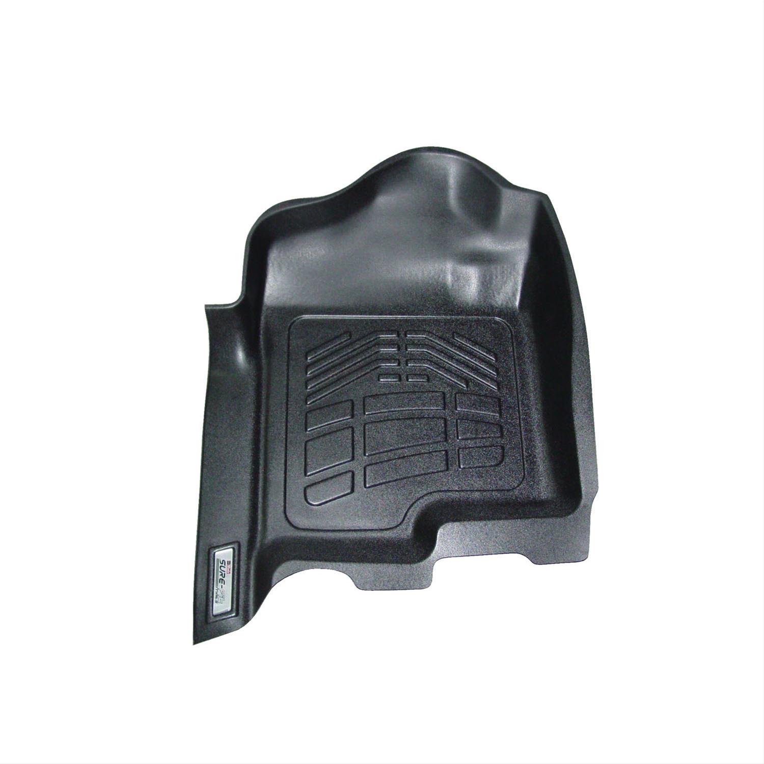 Westin Sure-Fit Floor Liners 72-110037 Mats, Sure-Fit, Front Seat Position, Rubberized, Black, Ford, Pair