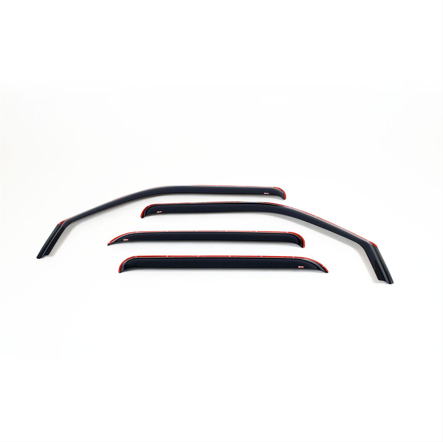 Westin 2010-2018 Toyota 4Runner In-Channel Wind Deflector 4pc - Smoke