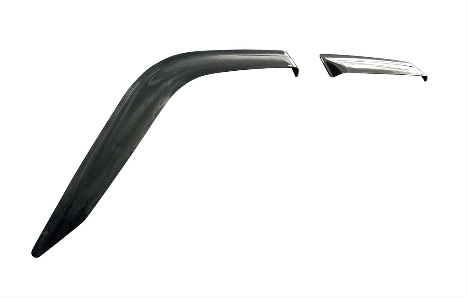 Westin Tape-On Slim Wind Deflectors 72-37424 Side Window Visors, Windguard, Front and Rear, Acrylic, Smoke, Ford, Set of 4