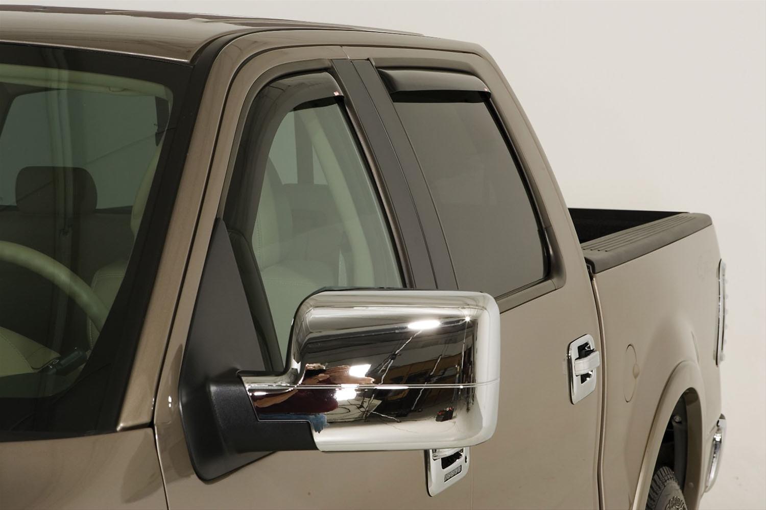 Westin In-Channel Wind Deflectors 72-37485 Side Window Visors, In-Channel, Front and Rear, Acrylic, Smoke, Ford, Lincoln, Set of 4 thumbnail 2