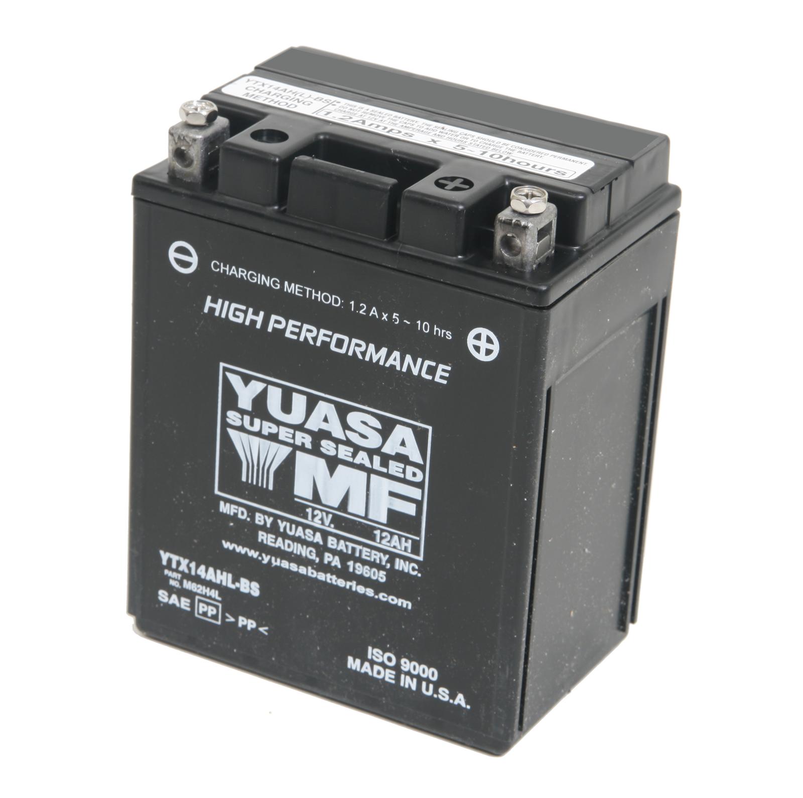 Yuasa YTX14AHL-BS Powersports Replacement Battery
