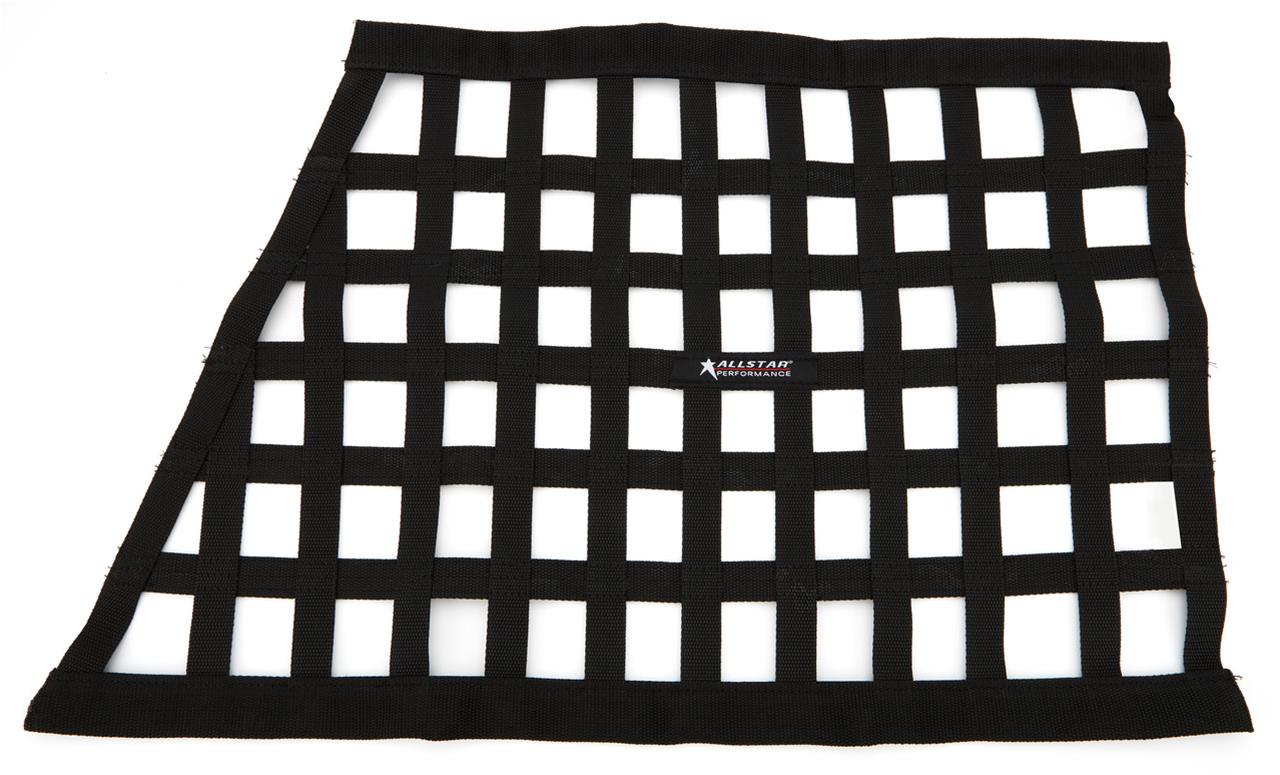 Allstar Performance Window Nets and Guards ALL10293 Net Ribbon Style Angled Black Non-SFI