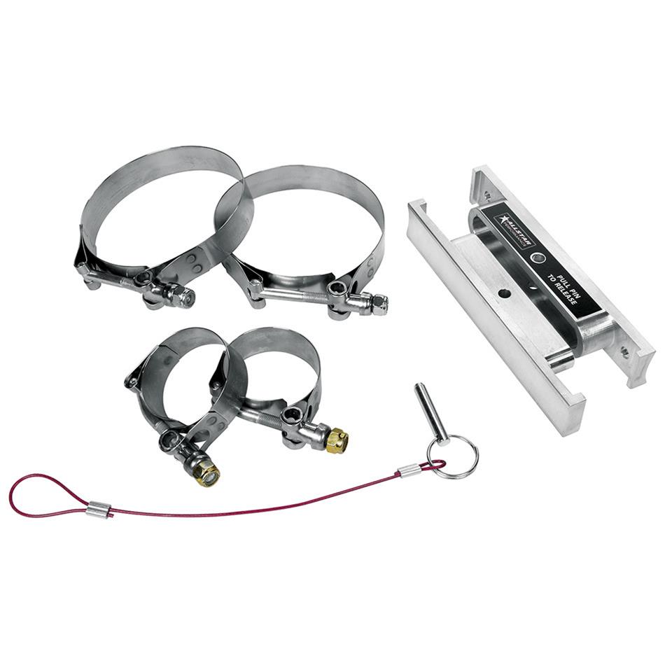 Allstar Performance Fire Extinguisher Bottle Brackets ALL10513 Bracket, Quick Release Bracket NHRA