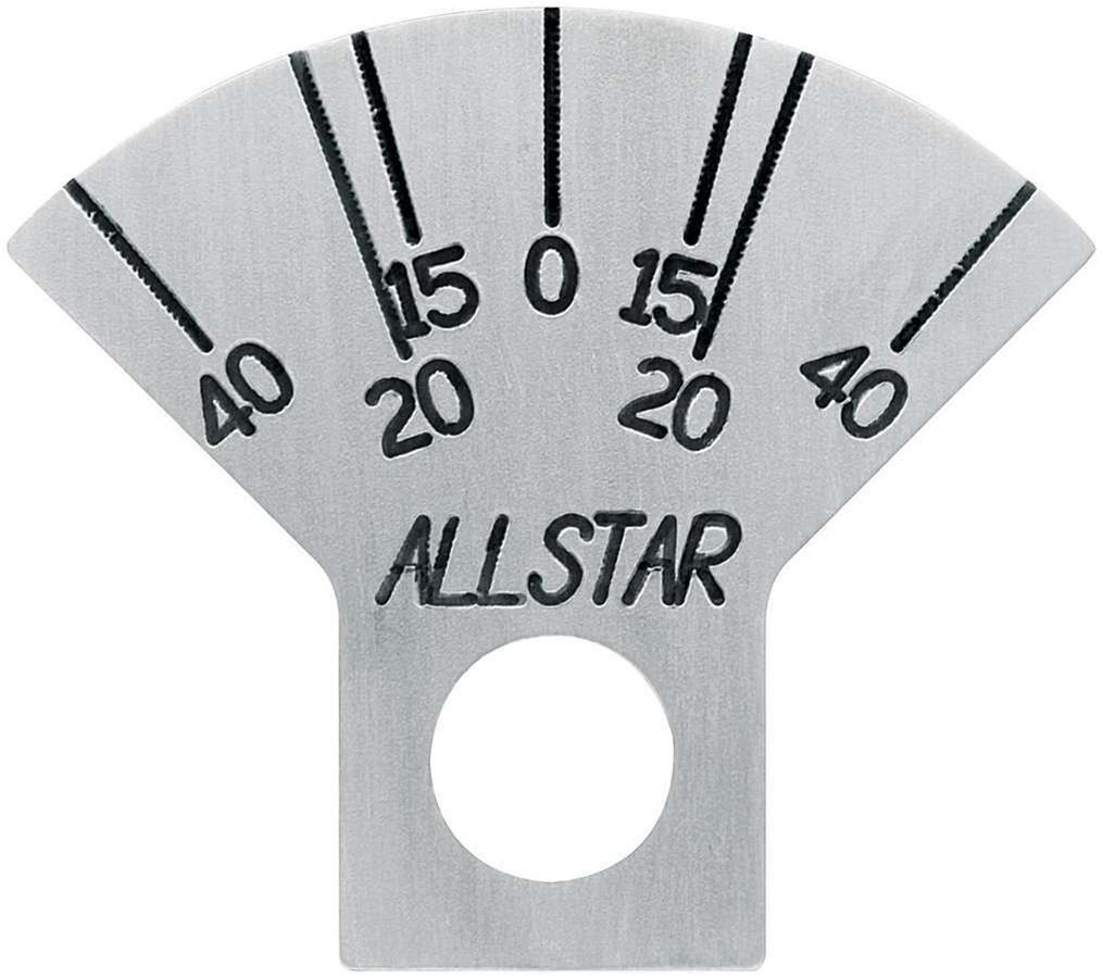 Allstar Performance Caster Camber Gauges ALL10752 Plate