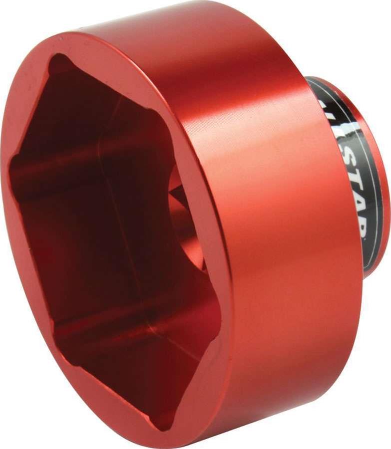 Allstar Performance Quick-Change Large Oil Plug Sockets ALL11161 Socket, Quick-Change, Short Well, 1 7/8 in. Size, Steel, Red Anodized, 1/2 in. Drive, Each