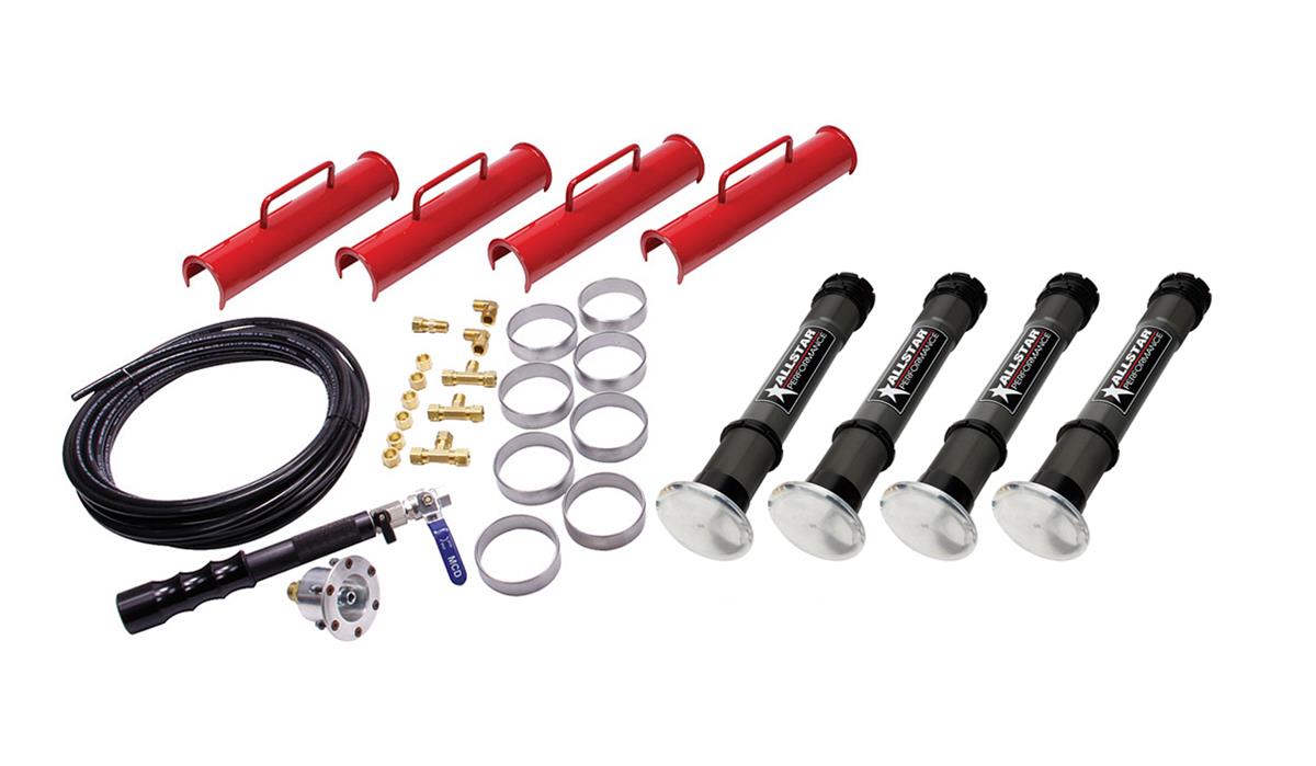 Allstar Performance Jacks ALL11301 Air Jacks, Air Complete Kit 15.25in w/ Dirt Foot