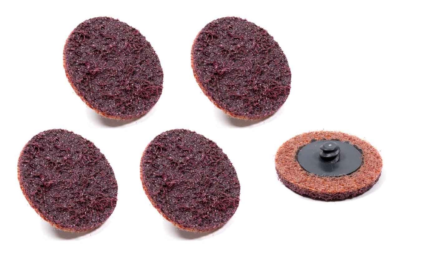 Allstar Performance Twist Lock Cleaning Discs ALL12102 Discs, Medium, Round, 2 in. Diameter, Lock, Set of 5
