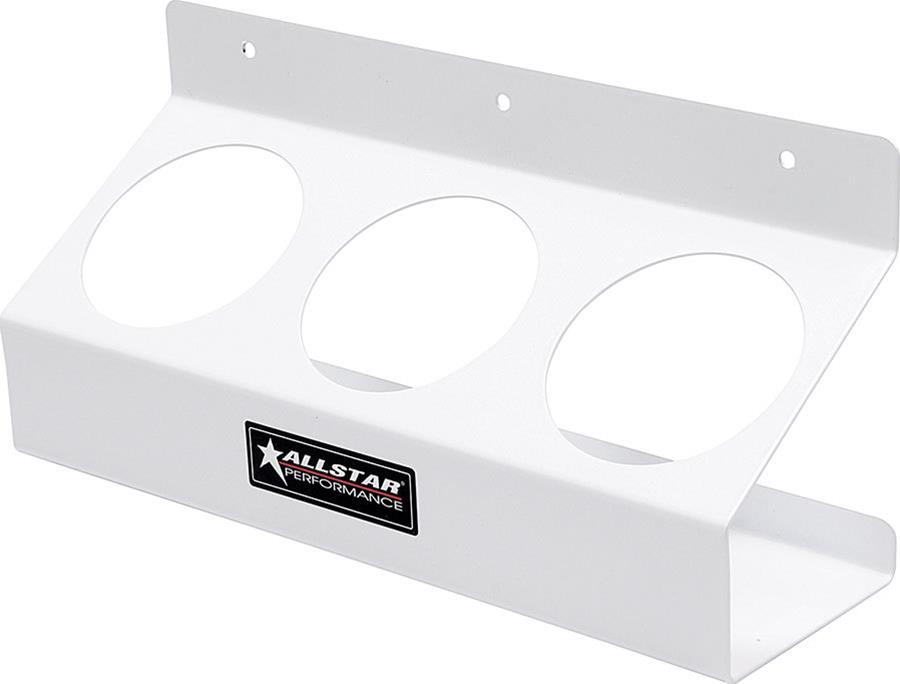 Allstar Performance Aerosol Can Holders ALL12201 Garage and Trailer Organizers, Holders, Steel, White, Three Cans Capacity, Each