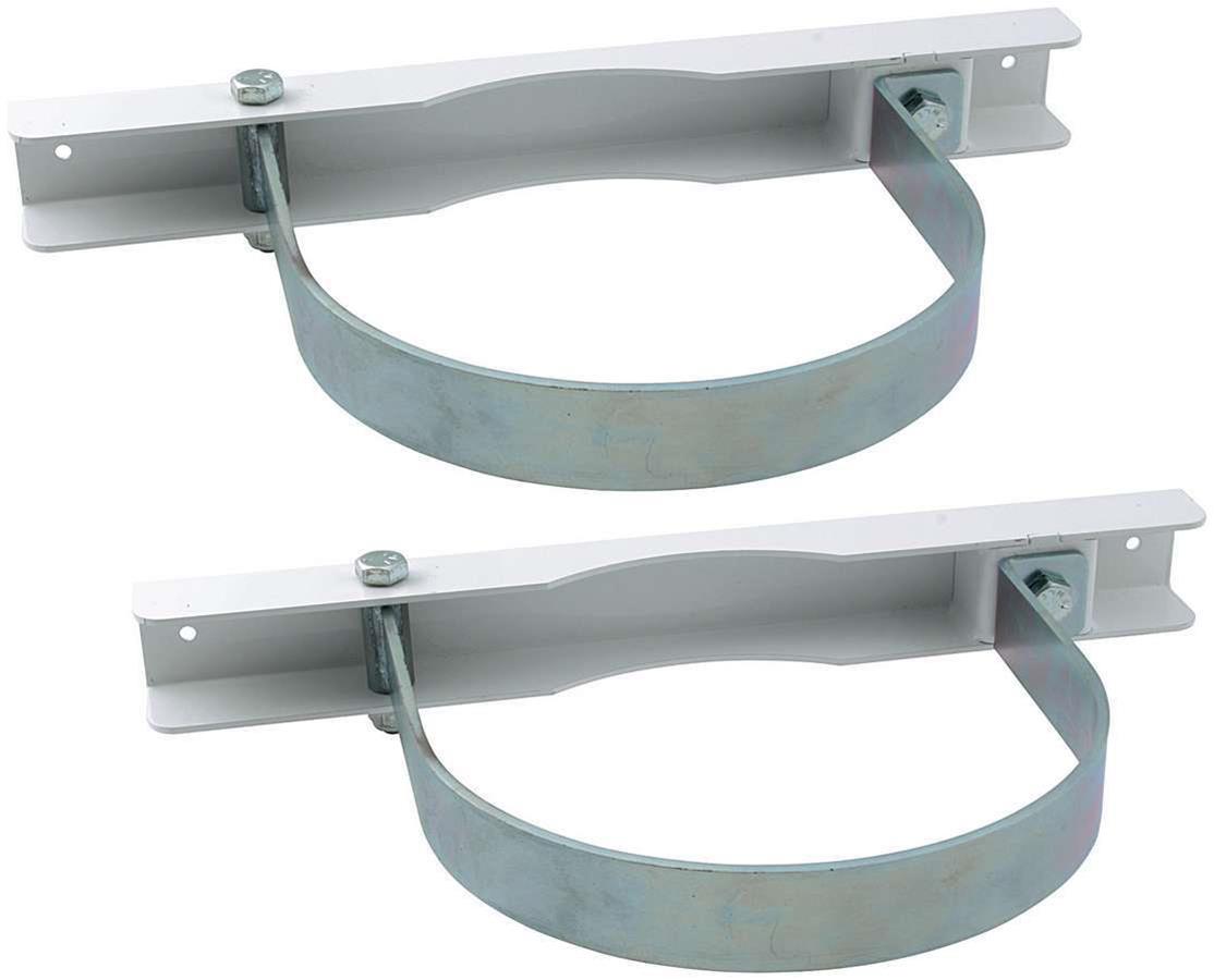 Allstar Performance Nitrogen Bottle Brackets ALL12210 Holder for 9 1/4 in. Bottles, Steel, Pair